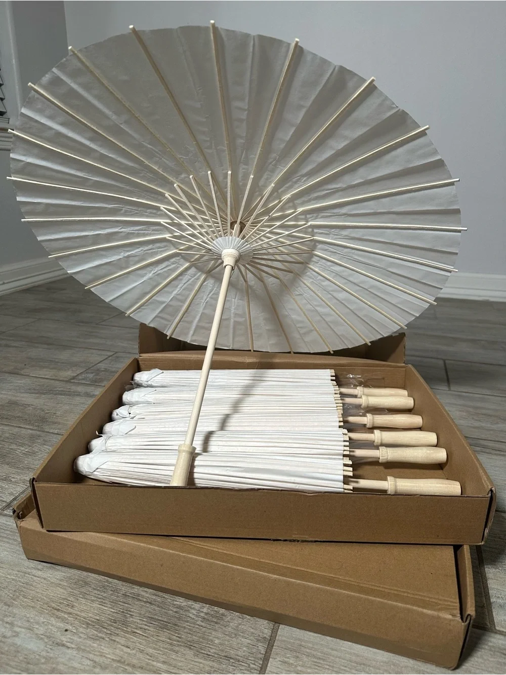 White Paper Parasol Wedding & Party Decor
